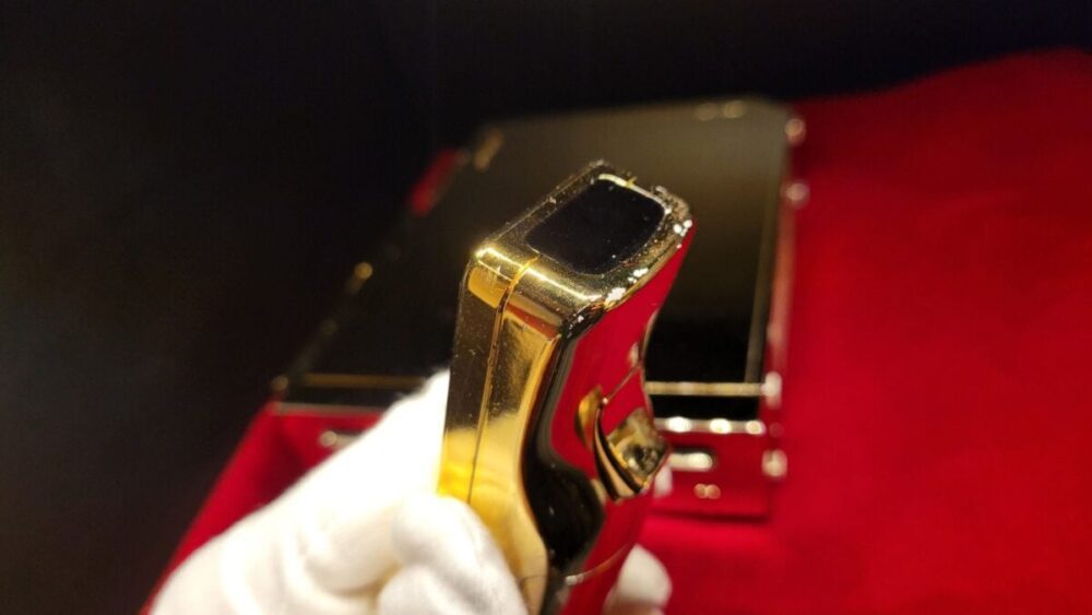 24 Ayar Altın Kaplama Konsol