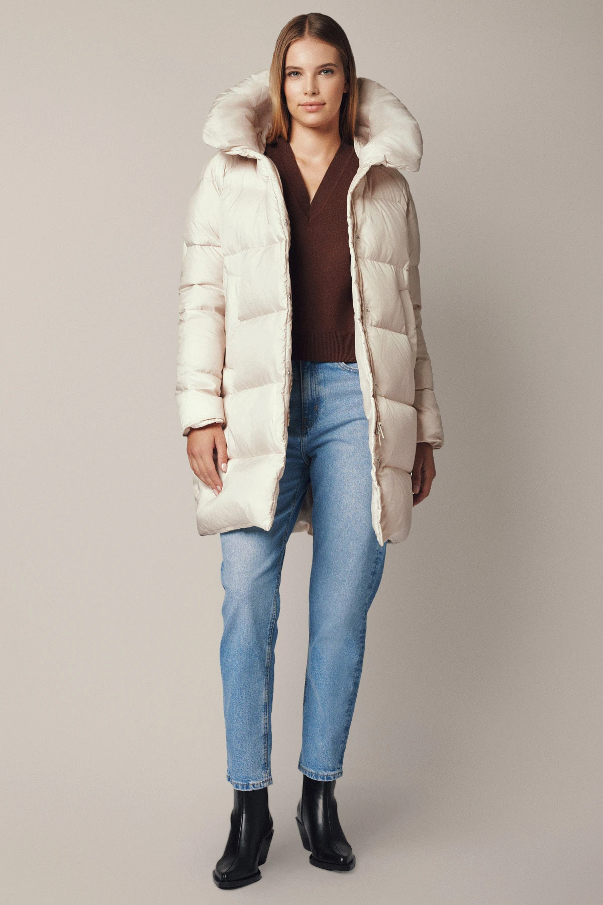 Lancerto Kaz Tüyü Mont