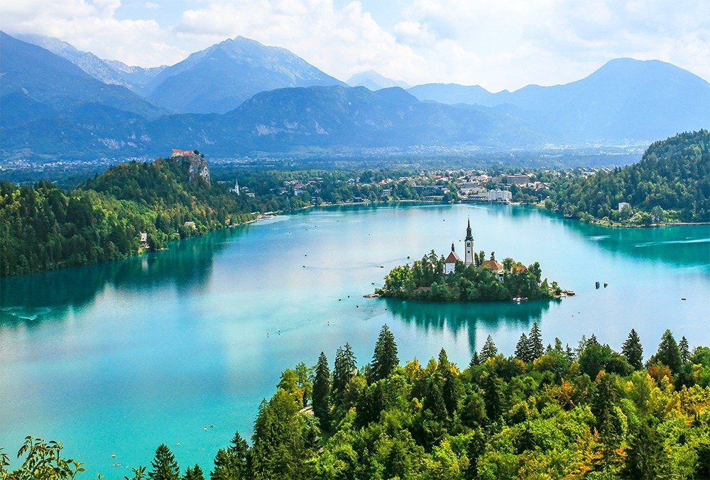 Bled Gölü Slovenya